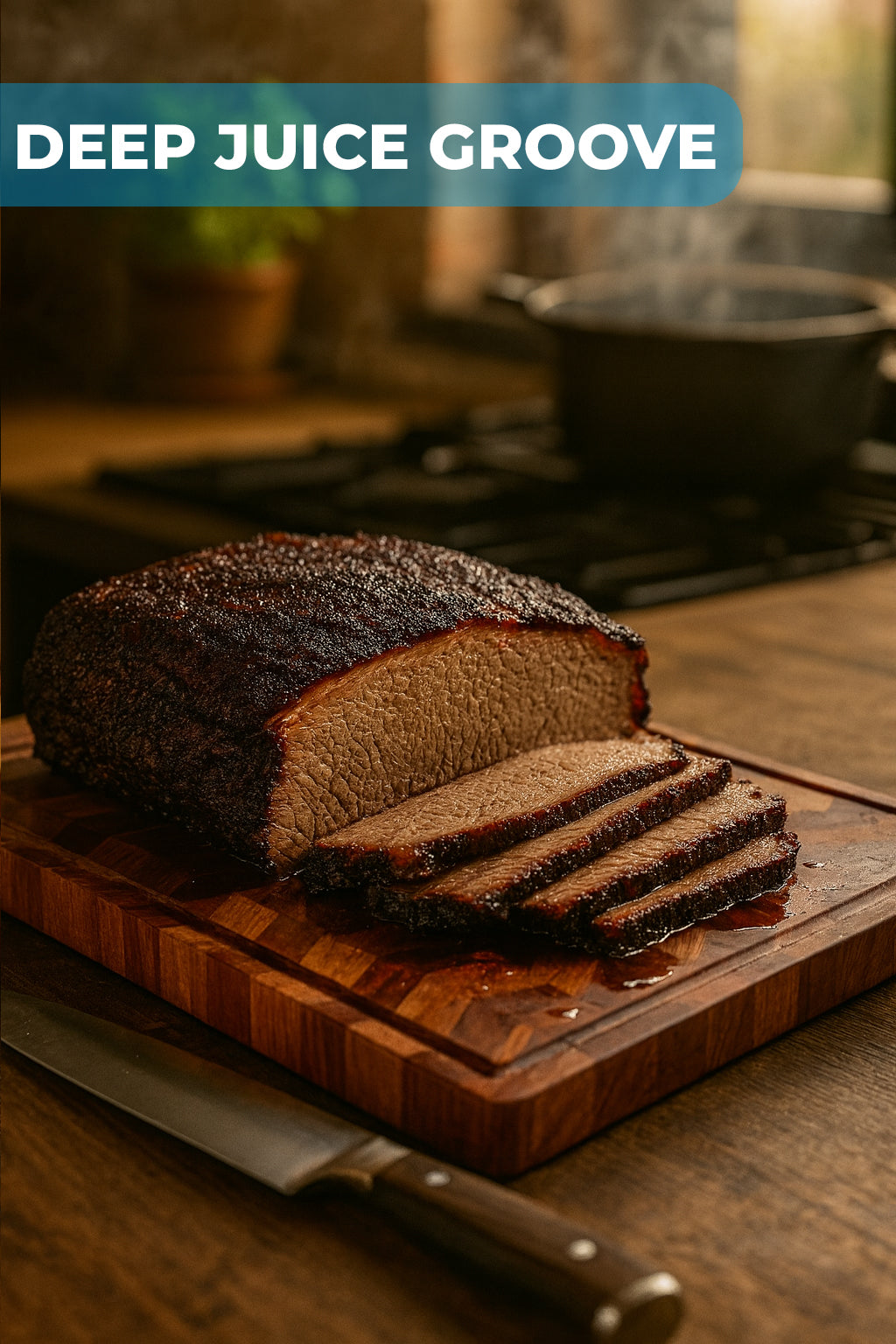 Terra Premium Wood Cutting Board – Reversible Butcher Block for Kitchen with Deep Juice Groove – Durable 15x11 Board for Meat, Veggies & Charcuterie